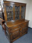A Jaycee oak two door two drawer sideboard,