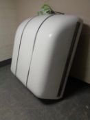 A The Braun Chair Topper wheelchair car rooftop box with bars