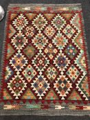 A Choli kilim rug 143 x 109 cm.