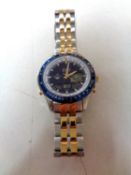 A gent's Accurist wristwatch on bracelet strap