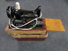 A 20th century Singer electric sewing machine