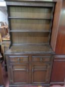 An oak Welsh dresser