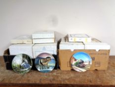 Two boxes containing a quantity of Royal Doulton Davenport pottery,