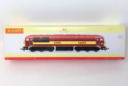 Hornby : R2648 EWS CO-CO Diesel Electric Class 56 '56059', boxed.