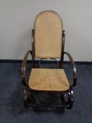 A Bentwood rocking chair.
