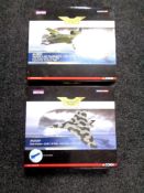 Two boxed Corgi Aviation Archive die cast models,