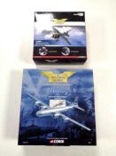 Two boxed Corgi Aviation Archive die cast models, AA36807 Westland Lysander Mk.
