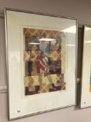 Continental school : Gaden, watercolour, 28 x 39 cm, indistinctly signed, framed.