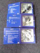 Three boxed Hobbymaster die cast model aircraft, McDonnell Douglas F-4 Phantom II,