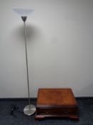 A contemporary metal up-lighter