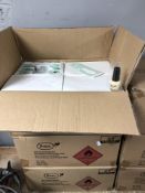 Three boxes containing a quantity of new Pretty nail varnish