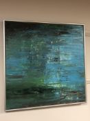 Continental school : Still water, oil on board, 61 x 61 cm,