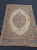 A chain stitch rug (a/f)