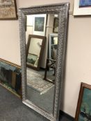 A champagne coloured modern mirror 80 x 170 cm