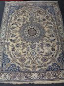 A Nain rug, central Iran,