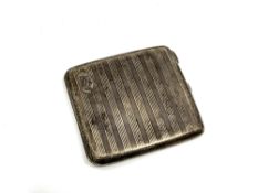 A silver cigarette case CONDITION REPORT: 97g
