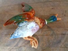 A Beswick flying duck no.
