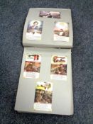 A album of WWI sweetheart postcards