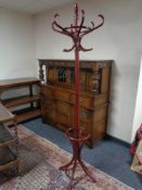 A Bentwood hat and coat stand