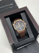 A Gent's Bernex Military style wrist watch in box