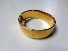 A 9ct gold plated bracelet