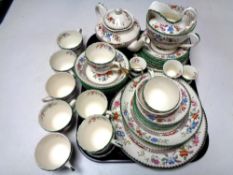 A 47 piece Copeland Spode Chinese Rose tea and dinner service