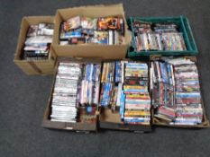 Six boxes of assorted CD's