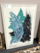 Continental school : abstract study, watercolour,