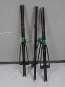 Three bicycle roof bars