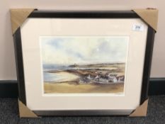 After Tom MacDonald : Newton by the Sea, reproduction in colours, signed in pencil, 21 cm by 30 cm,