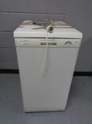 A Zanussi DS30 Aquasave 9 Slimline dishwasher