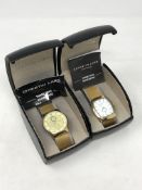 Two gent's Christin Lars quartz wristwatches, boxed.