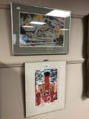 H C Webster : Ulswater Ferry IV, colour print, signed in pencil, 22 x 32 cm,