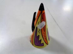 A Lorna Bailey Old Ellgreave Pottery Art Deco sugar sifter, signed to base, No.