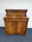 A Victorian mahogany double door chiffonier