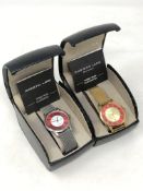 Two gent's Christin Lars quartz wristwatches, boxed.