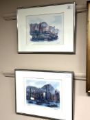 After Chan Kau On : Hong Kong Harbour, reproduction in colours, numbered 611/1000,