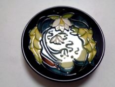 A Moorcroft Limia pin dish, width 11.