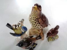 A Beswick figure of a thrush No.
