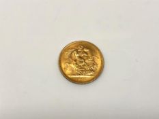 An Elizabeth II full sovereign 1966.