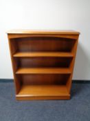 A set of Stag teak open bookshelves