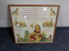 A Victorian sampler signed Mary Shaw and dated 1879,