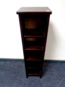 A contemporary CD rack