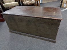 A Victorian blanket box