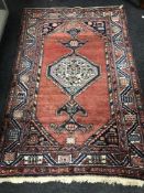 An Iranian Hamadan rug 203 cm x 132 cm