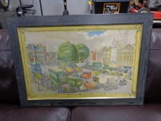 A Phyllis Ginger colour print of Bristol