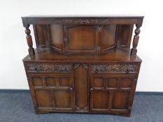An oak dresser