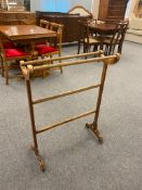 An antique towel rail