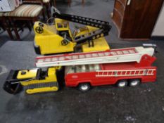 Three vintage Tonka vehicles