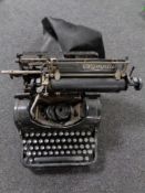 A vintage Olympia typewriter